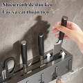 Giá để dao kéo dụng cụ nhà bếp treo tường bằng thép carbon cao cấp BA1799