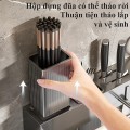 Giá để dao kéo dụng cụ nhà bếp treo tường bằng thép carbon cao cấp BA1799