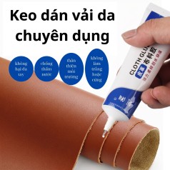 Keo Dán Vải, Da Thật Siêu Dính BA1819 Chống Trầy Xước Chống Thấm Nước An Toàn Cho Da Tay 60ml