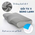 Gối ngủ cao su non Ema thiết kế chống đau cổ vai gáy BA1808, TX11 Không gel