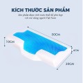 Gối ngủ cao su non Ema thiết kế chống đau cổ vai gáy BA1808, TX11 Không gel