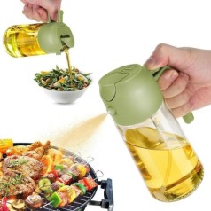 Bình xịt dầu ăn thiết kế phun sương hoặc rót tiện lợi BA1802