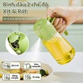 Bình xịt dầu ăn thiết kế phun sương hoặc rót tiện lợi BA1802