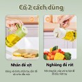 Bình xịt dầu ăn thiết kế phun sương hoặc rót tiện lợi BA1802