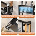 Kệ để gia vị nhà bếp đa năng 3 tầng kèm ống đũa giá gác thớt tiện lợi BA1801