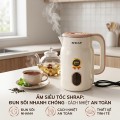 Ấm siêu tốc Sharp SH-38 dung tích 3L công suất 1500W tự ngắt khi sôi BA1838, Màu kem