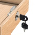 Ổ khóa tủ ngăn kéo gỗ thép mạ crom chống gỉ kèm 2 chìa BA1816, KT 22mm