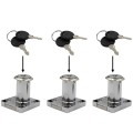 Ổ khóa tủ ngăn kéo gỗ thép mạ crom chống gỉ kèm 2 chìa BA1816, KT 22mm