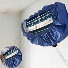 Túi bạt trùm rửa điều hòa đuôi dài 2.5m vải chống thấm BA1813, Loại 1.8 mét