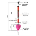 Cây bơm thông tắc bồn cầu nâng cấp, thiết kế đa năng, dễ sử dụng BA1843