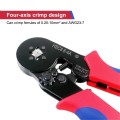 Kìm bấm cos vuông HSC8 6-4A tự điều chỉnh kèm 1200 đầu cos cao cấp BA1844 