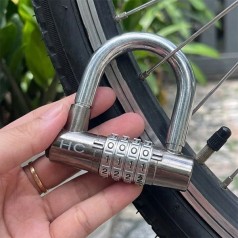 Ổ khóa SiFa chữ U, khóa mã số 4 chữ số, chất liệu hợp kim chống gỉ BA1809