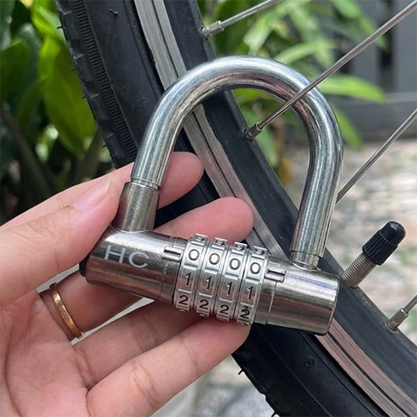 Ổ khóa SiFa chữ U, khóa mã số 4 chữ số, chất liệu hợp kim chống gỉ BA1809
