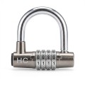 Ổ khóa SiFa chữ U, khóa mã số 4 chữ số, chất liệu hợp kim chống gỉ BA1809