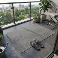 Thảm nhựa lưới chống trơn trượt lót sàn nhà tắm, ban công BA1865, Màu xám - Loại mắt nhỏ
