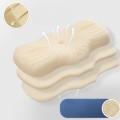 Gối công thái học cao su non nâng đỡ cột sống, thoáng khí cao cấp Ema BA1873, Size S Màu Tối + Vỏ
