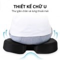 Nệm ngồi ghế văn phòng, ghế làm việc chữ U cao su non vỏ lưới thoáng khí BA1855