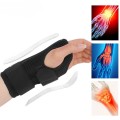 Đai nẹp hỗ trợ cổ tay Aolikes giảm đau khớp dùng ngày và đêm BA1854, Tay trái - Size S: cổ tay 12 - 15cm