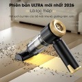 Máy hút bụi cầm tay mini không dây SHANEN, lực hút 25.000Pa BA1879, Full bộ máy hút bụi + Túi