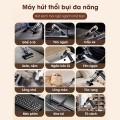 Máy hút bụi cầm tay mini không dây SHANEN, lực hút 25.000Pa BA1879, Full bộ máy hút bụi + Túi