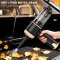 Máy hút bụi cầm tay mini không dây SHANEN, lực hút 25.000Pa BA1879, Full bộ máy hút bụi + Túi