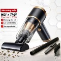 Máy hút bụi cầm tay mini không dây SHANEN, lực hút 25.000Pa BA1879, Full bộ máy hút bụi + Túi