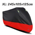 Bạt phủ xe máy chống nắng chống bụi siêu bền, có lỗ khóa xe an toàn BA1877, M Đỏ đen