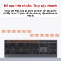 Bàn phím không dây văn phòng Meetion BTK2000 BA1896