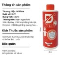 Nước tẩy quần áo đánh bay vết bẩn cứng đầu D White 500ml BA1914