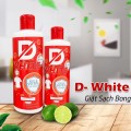 Nước tẩy quần áo đánh bay vết bẩn cứng đầu D White 500ml BA1914