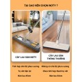 Cây lau nhà phun sương tự vắt ba bông GOOPA xoay 360 độ BA1897