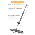 Cây lau nhà phun sương tự vắt ba bông GOOPA xoay 360 độ BA1897