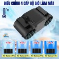 Quạt đeo thắt lưng Zlife Z10 thiết kế 2 phản lực gió siêu mát BA1903