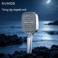 Vòi sen tắm tăng áp lực, 8 chế độ phun linh hoạt  BA1917, Bạc XTRA