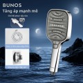 Vòi sen tắm tăng áp lực, 8 chế độ phun linh hoạt  BA1917, Bạc XTRA