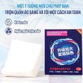 Giấy hút màu CUBIC AQUA 100 tờ chống lem màu quần áo khi giặt BA1908