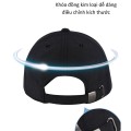 Mũ lưỡi trai nam nữ Jeep Spirit form cứng, ôm đầu, thời trang BA1858, Màu đen  - Freesize (56–61cm, có khóa điều chỉnh)