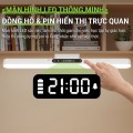 Đèn học gắn tường chống cận nhiều chế độ sáng tích hợp báo thức BA1918, 32cm Có Remote
