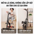 Xe đạp phục hồi chức năng gập gọn tích hợp massage BA1924