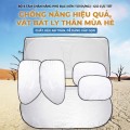 Bộ che nắng ô tô 6 món tráng bạc cách nhiệt chống UV BA1925