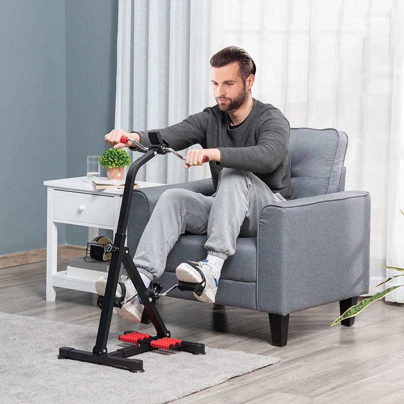 Xe đạp phục hồi chức năng gập gọn tích hợp massage BA1924