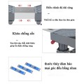 Chân kê tủ lạnh, máy giặt điều chỉnh chiều cao có bánh xe BA1370