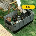 Thùng đựng đồ ô tô 60l gấp gọn đi dã ngoại tiện lợi BA1985