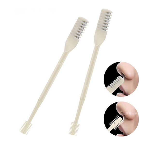 [Set 10 cái] Dụng cụ cắt tỉa lông mũi xoay 360 độ, 2 đầu thông minh BA1999