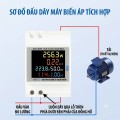 Đồng hồ đo điện áp D52-2066 6 trong 1 đa năng BA2003