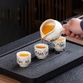 Bộ ấm chén pha trà cối xay thiết kế cổ điển sang trọng BA1987, Cối Xay Bích Liên
