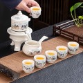 Bộ ấm chén pha trà cối xay thiết kế cổ điển sang trọng BA1987, Cối Xay Bích Liên
