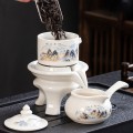 Bộ ấm chén pha trà cối xay thiết kế cổ điển sang trọng BA1987, Cối Xay Bích Liên