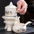 Bộ ấm chén pha trà cối xay thiết kế cổ điển sang trọng BA1987, Cối Xay Bích Liên