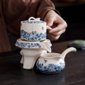 Bộ ấm chén pha trà cối xay thiết kế cổ điển sang trọng BA1987, Cối Xay Bích Liên